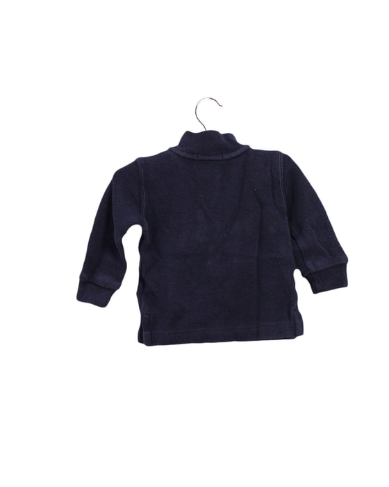 A Navy Zippered Sweatshirts from Ralph Lauren in size 3-6M for boy. (Back View)