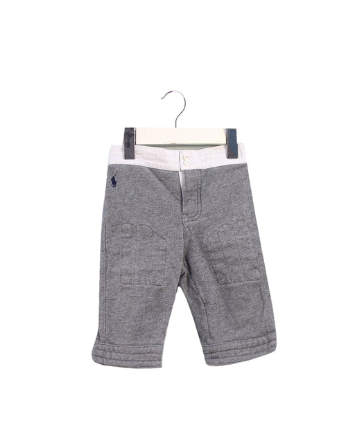 A Grey Casual Pants from Ralph Lauren in size 3-6M for boy. (Front View)