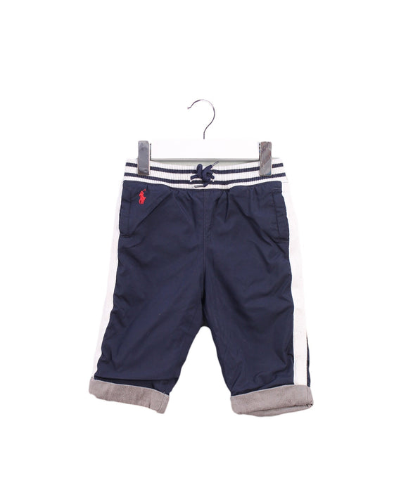 A Navy Casual Pants from Ralph Lauren in size 3-6M for boy. (Front View)