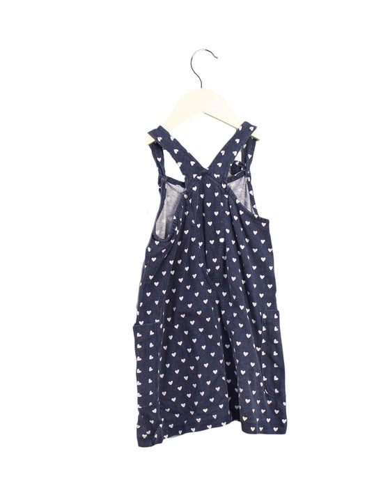 A Navy Overall Dresses from Crewcuts in size 4T for girl. (Back View)