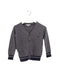 A Grey Cardigans from Bonpoint in size 4T for boy. (Front View)