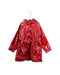 A Red Puffer/Quilted Coats & Outerwear from Jacadi in size 5T for girl. (Front View)