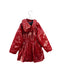 A Red Puffer/Quilted Coats & Outerwear from Jacadi in size 5T for girl. (Back View)