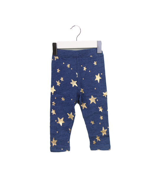 A Navy Leggings from Little Starters in size 0-3M for boy. (Front View)