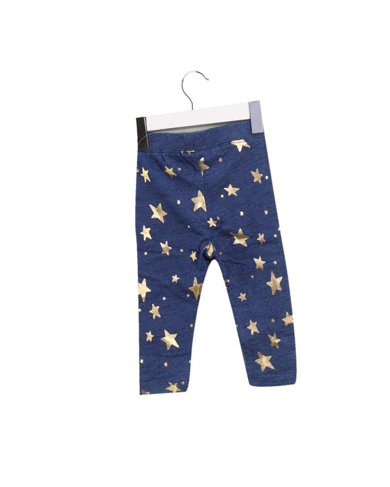A Navy Leggings from Little Starters in size 0-3M for boy. (Back View)