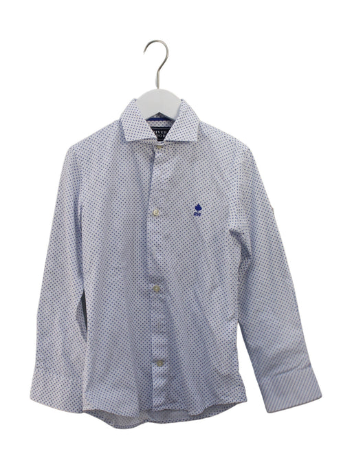 A Blue Shirts from River Woods in size 8Y for boy. (Front View)