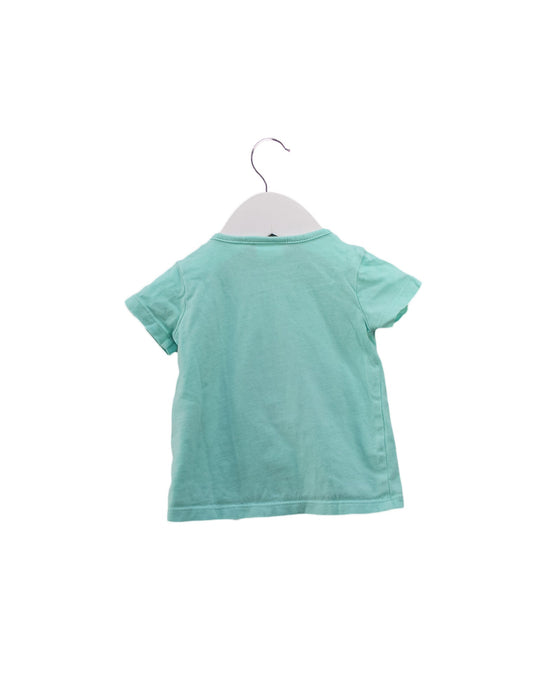 A Blue Short Sleeve T Shirts from Seed in size 0-3M for girl. (Back View)