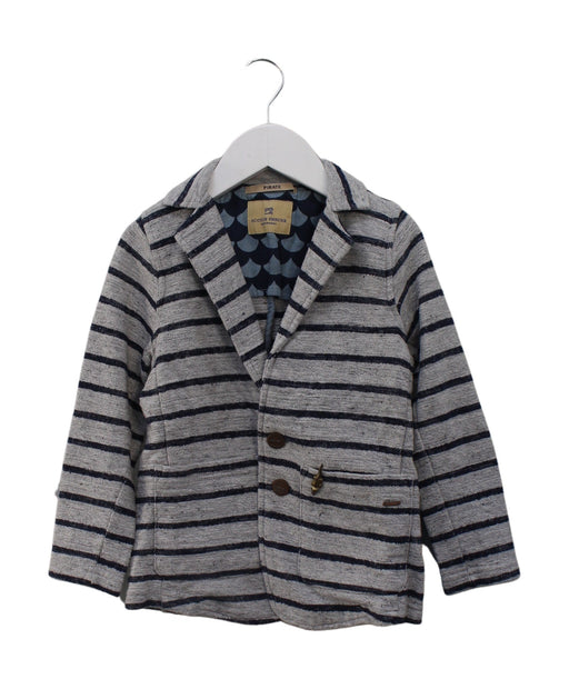 A Grey Blazers from Scotch & Soda in size 4T for boy. (Front View)