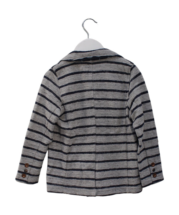 A Grey Blazers from Scotch & Soda in size 4T for boy. (Back View)