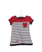 A Red Short Sleeve Dresses from Terre De Marins in size 2T for girl. (Front View)