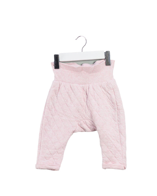 A Pink Sweatpants from Purebaby in size 3-6M for girl. (Front View)