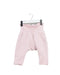 A Pink Sweatpants from Purebaby in size 3-6M for girl. (Front View)