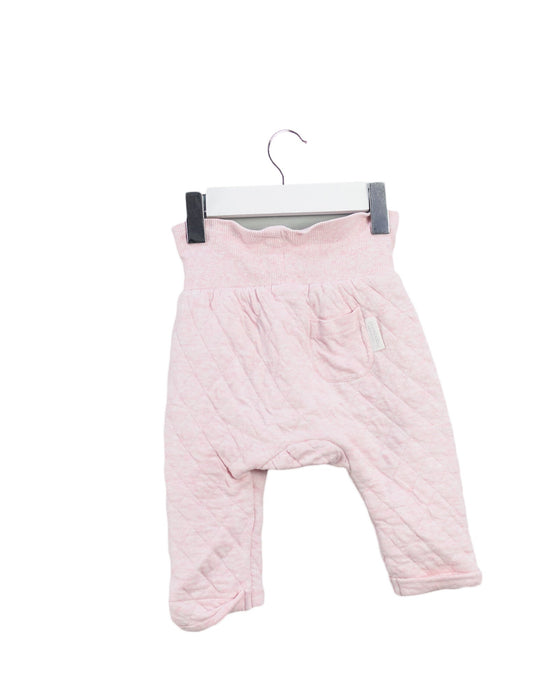 A Pink Sweatpants from Purebaby in size 3-6M for girl. (Back View)