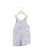 A Blue Overall Shorts from Absorba in size 3-6M for neutral. (Front View)
