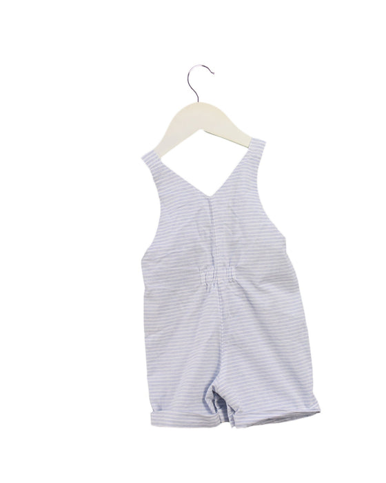 A Blue Overall Shorts from Absorba in size 3-6M for neutral. (Back View)