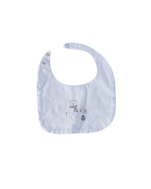 A Blue Bibs from Absorba in size O/S for boy. (Front View)