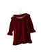 A Red Coats from Foque in size 6-12M for girl. (Back View)
