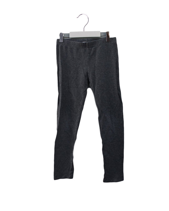 A Grey Leggings from Seed in size 10Y for girl. (Front View)