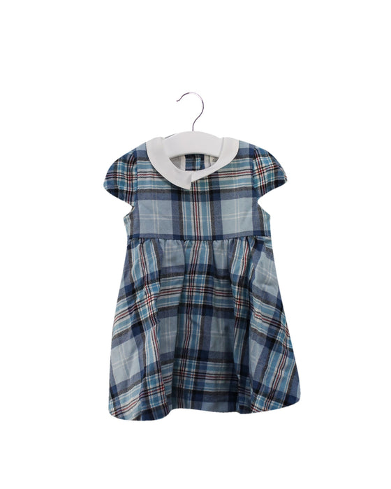 A Blue Short Sleeve Dresses from Seraphine in size 12-18M for girl. (Front View)