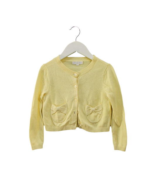 A Yellow Cardigans from Nicholas & Bears in size 3T for girl. (Front View)