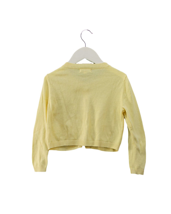 A Yellow Cardigans from Nicholas & Bears in size 3T for girl. (Back View)