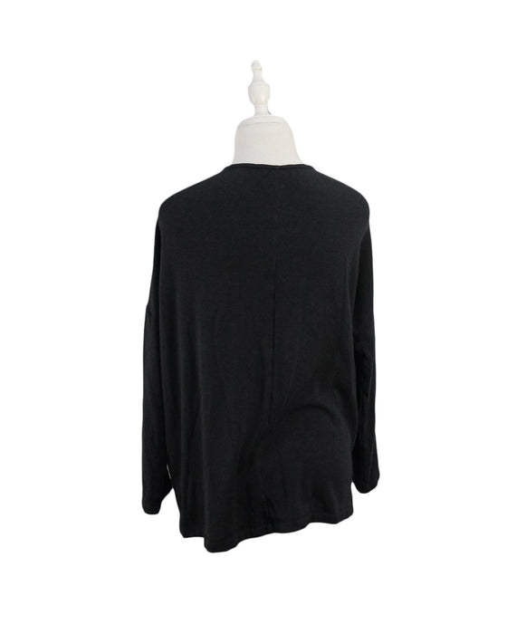 A Grey Long Sleeve Tops from Mayarya in size S for maternity. (Back View)