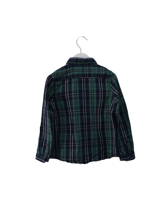 A Green Shirts from IKKS in size 6T for boy. (Back View)