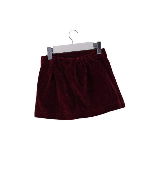 A Red Short Skirts from Jacadi in size 4T for girl. (Back View)