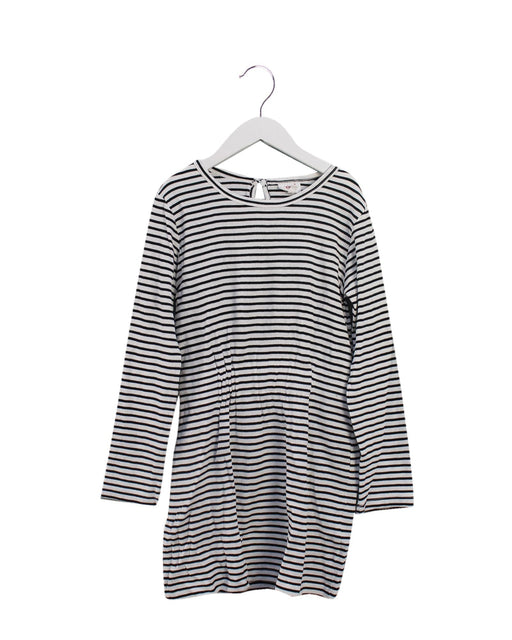 A White Long Sleeve Dresses from Seed in size 8Y for girl. (Front View)