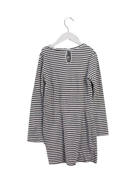 A White Long Sleeve Dresses from Seed in size 8Y for girl. (Back View)