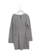 A White Long Sleeve Dresses from Seed in size 8Y for girl. (Back View)