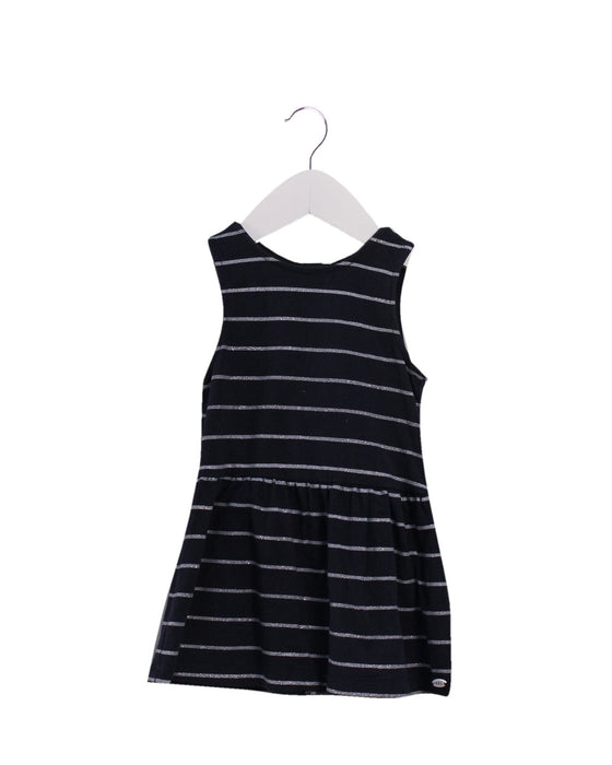 A Navy Sleeveless Dresses from IKKS in size 6-12M for girl. (Front View)