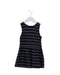 A Navy Sleeveless Dresses from IKKS in size 6-12M for girl. (Front View)