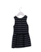 A Navy Sleeveless Dresses from IKKS in size 6-12M for girl. (Back View)