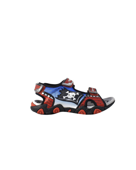 A Blue Sandals from Geox in size 9Y for boy. (Back View)