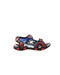 A Blue Sandals from Geox in size 9Y for boy. (Back View)