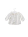 A White Long Sleeve Tops from Bonton in size 3T for girl. (Back View)