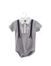 A Grey Short Sleeve Bodysuits from Bardot Junior in size 2T for boy. (Front View)