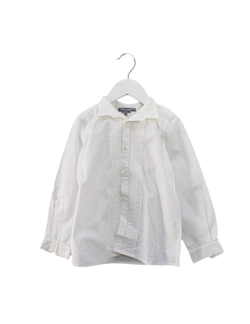 A White Shirts from Bonpoint in size 6T for girl. (Front View)