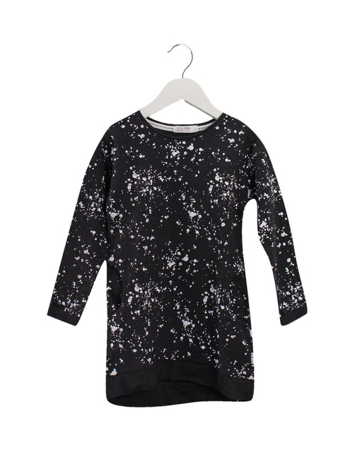 A Grey Sweater Dresses from miles baby in size 4T for girl. (Front View)