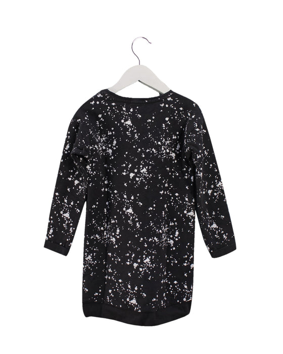 A Grey Sweater Dresses from miles baby in size 4T for girl. (Back View)