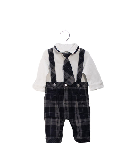 A Navy Long Sleeve Jumpsuits from Nicholas & Bears in size 3-6M for boy. (Front View)