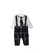 A Navy Long Sleeve Jumpsuits from Nicholas & Bears in size 3-6M for boy. (Front View)
