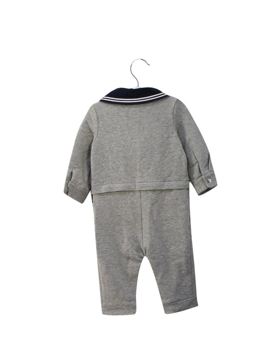 A Grey Long Sleeve Jumpsuits from Nicholas & Bears in size 6-12M for boy. (Back View)