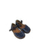A Navy Sandals from Minorquines in size 3T for girl. (Front View)