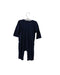 A Navy Long Sleeve Jumpsuits from Mides in size 6-12M for boy. (Back View)