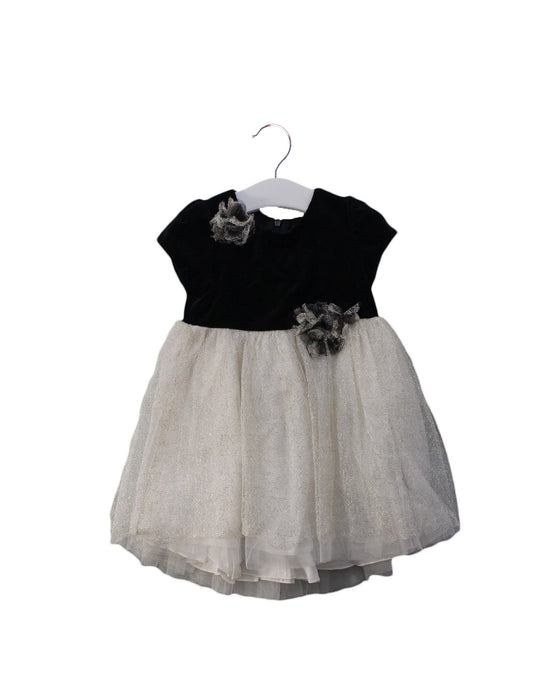 A Black Short Sleeve Dresses from Balloon Chic in size 2T for girl. (Front View)