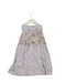 A Grey Sleeveless Dresses from Chickeeduck in size 12-18M for girl. (Back View)