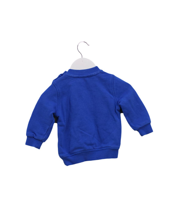 A Blue Crewneck Sweatshirts from Kenzo in size 6-12M for girl. (Back View)