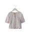 A White Long Sleeve Tops from Bonpoint in size 3T for girl. (Front View)